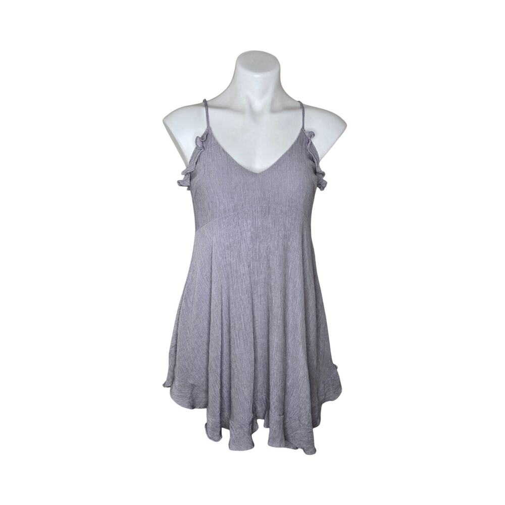 HONEY PUNCH Sleeveless Keyhole Flutter Mini Dress Size Small